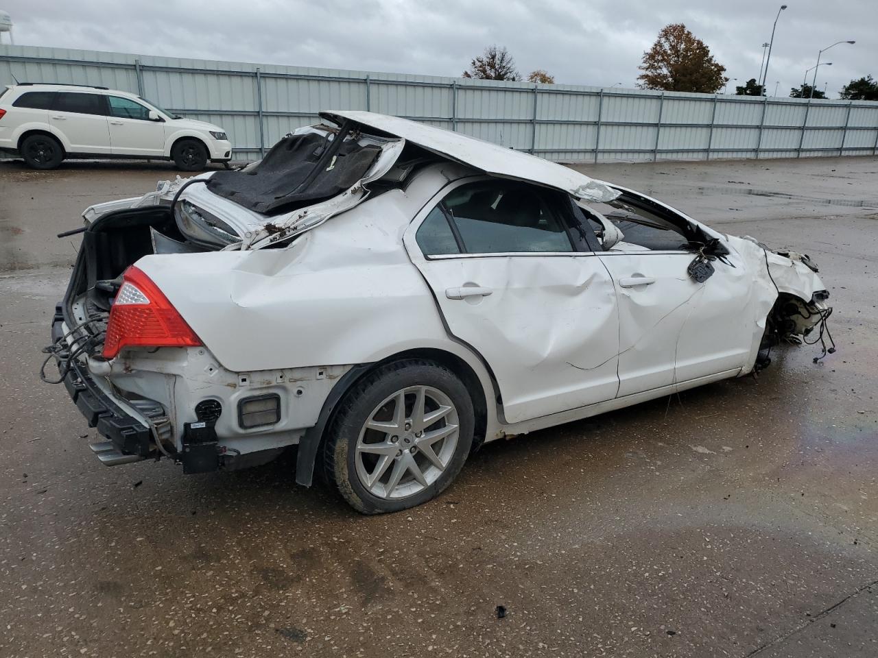 2012 Ford Fusion VIN 3FAHP0JA9CR162287 Copart auction photo, rollover / mechanical damage thumbnail 3