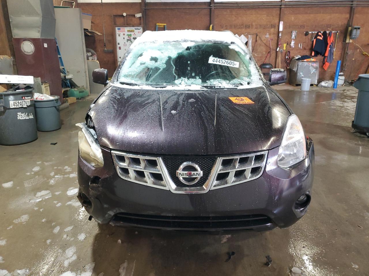 2011 Nissan Rogue VIN JN8AS5MV3BW272189 Copart auction photo, front end damage thumbnail 5