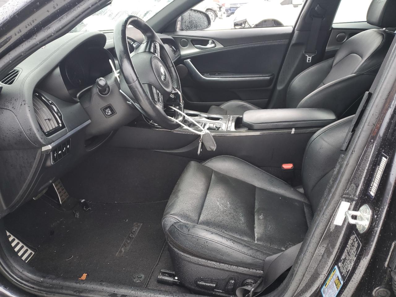 2018 KIA Stinger VIN KNAE45LC3J6029520 Copart auction photo, side / front end damage thumbnail 7