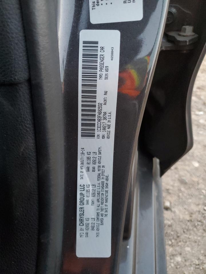 2015 Chrysler 200 VIN 1C3CCCAB3FN602932 Copart auction photo, all over damage thumbnail 14