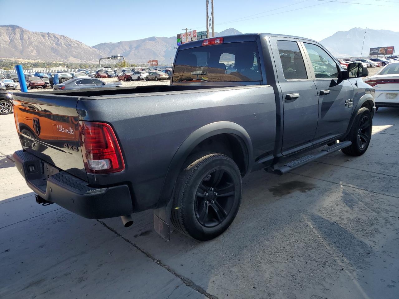 2021 RAM 1500 VIN 1C6RR7GG0MS556402 Copart auction photo, side damage thumbnail 3