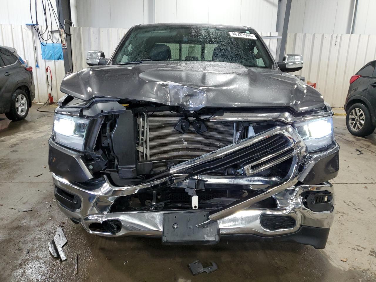 2021 RAM 1500 VIN 1C6SRFFT1MN664536 Copart auction photo, front end damage thumbnail 5