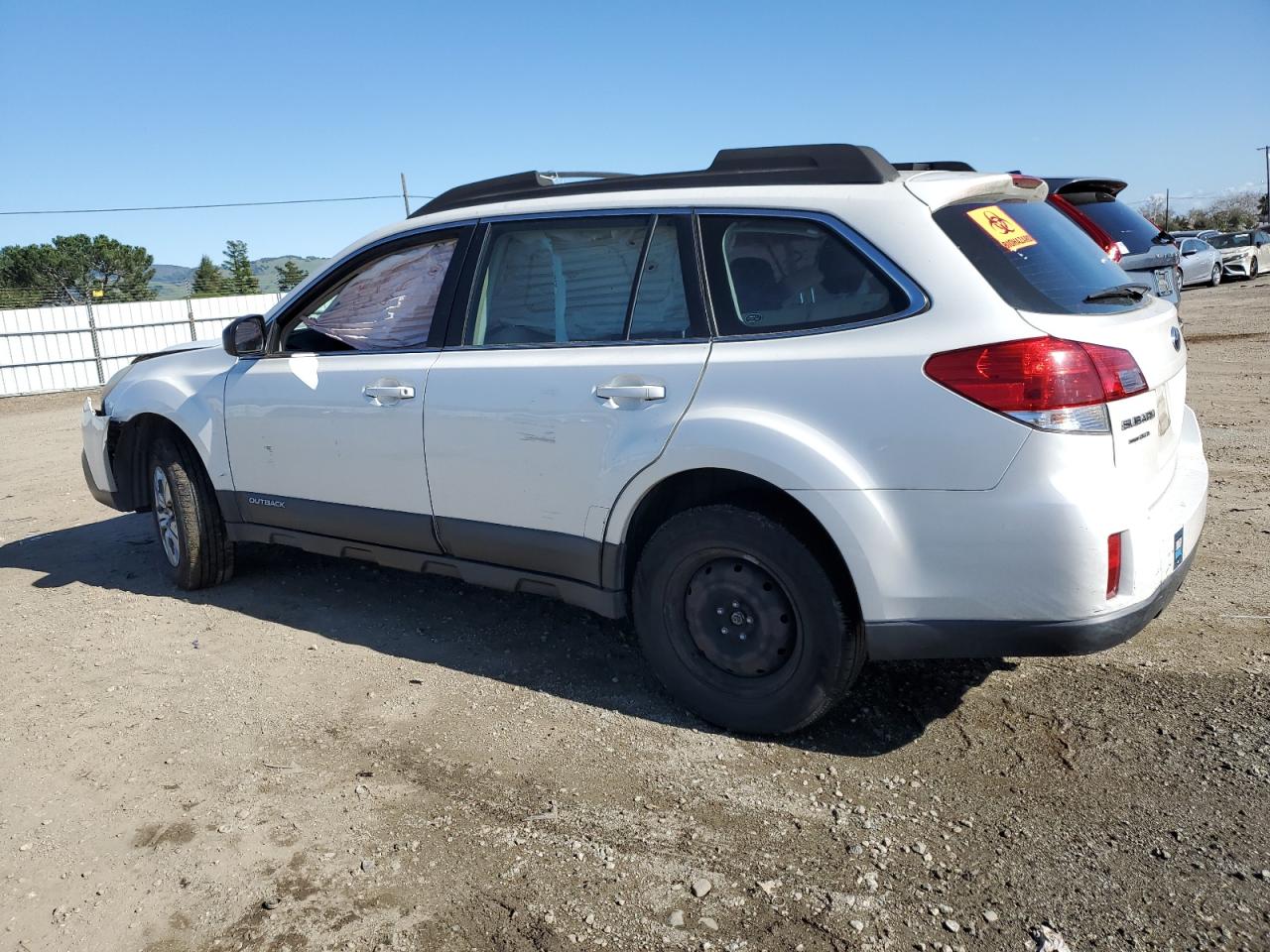 2013 Subaru Outback VIN 4S4BRBAC0D3309163 Copart auction photo, front end / side damage thumbnail 2