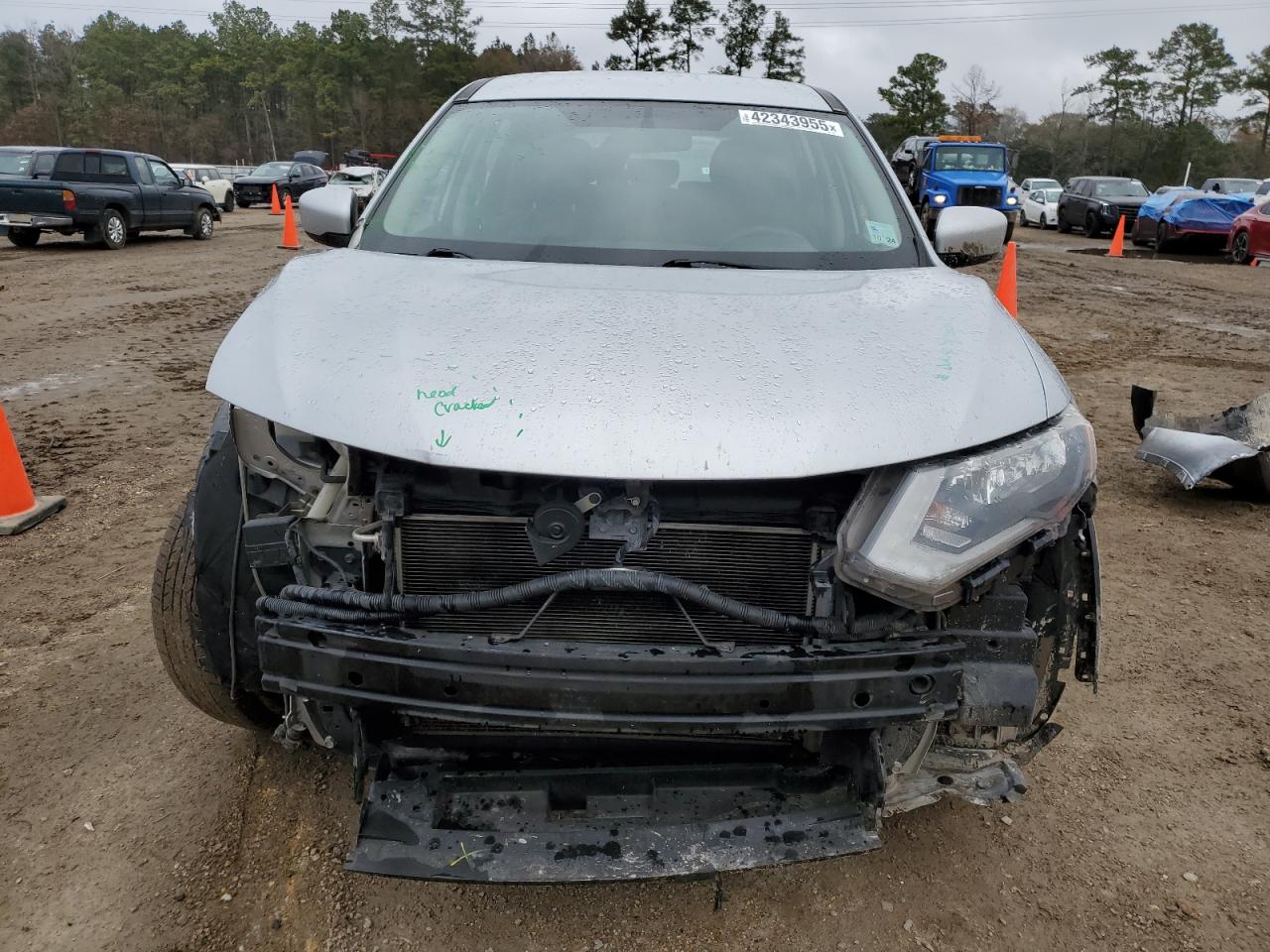 2017 Nissan Rogue VIN KNMAT2MT7HP515902 Copart auction photo, front end damage thumbnail 5