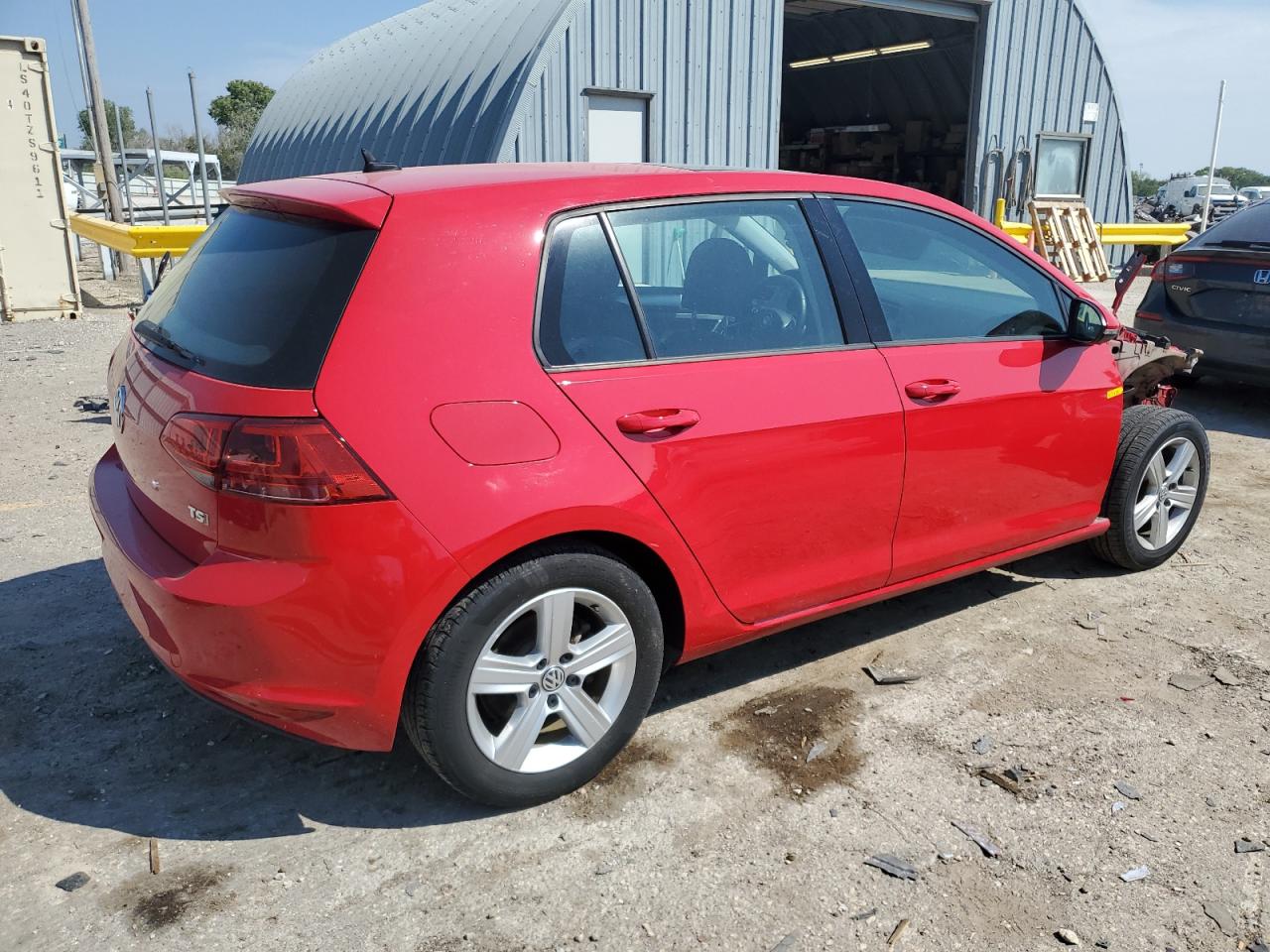 2017 Volkswagen Golf VIN 3VW217AU5HM021786 Copart auction photo, front end damage thumbnail 3
