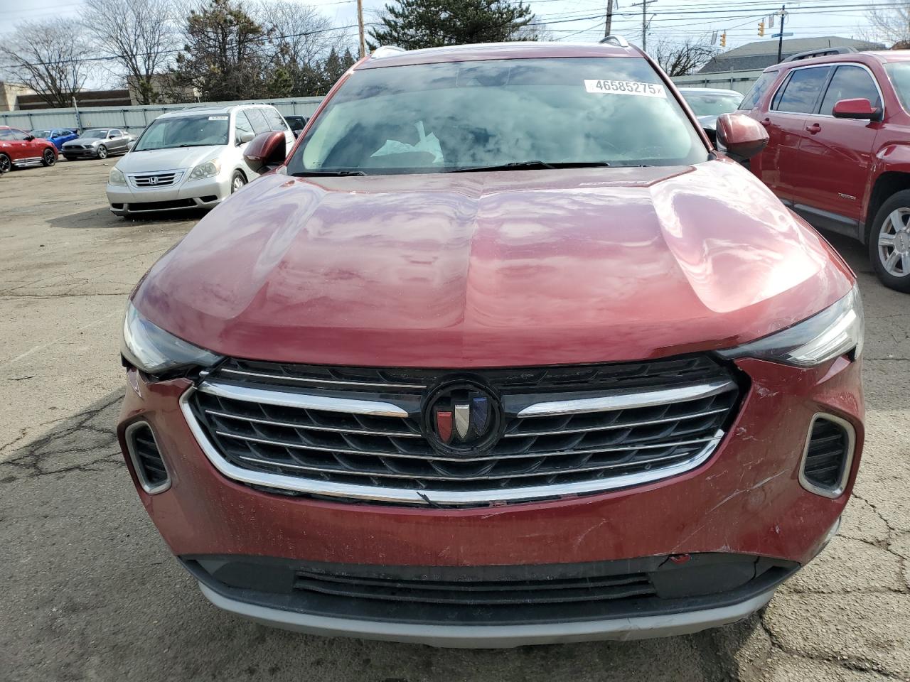 2022 Buick Envision VIN LRBAZLR47ND162627 Copart auction photo, front end damage thumbnail 5