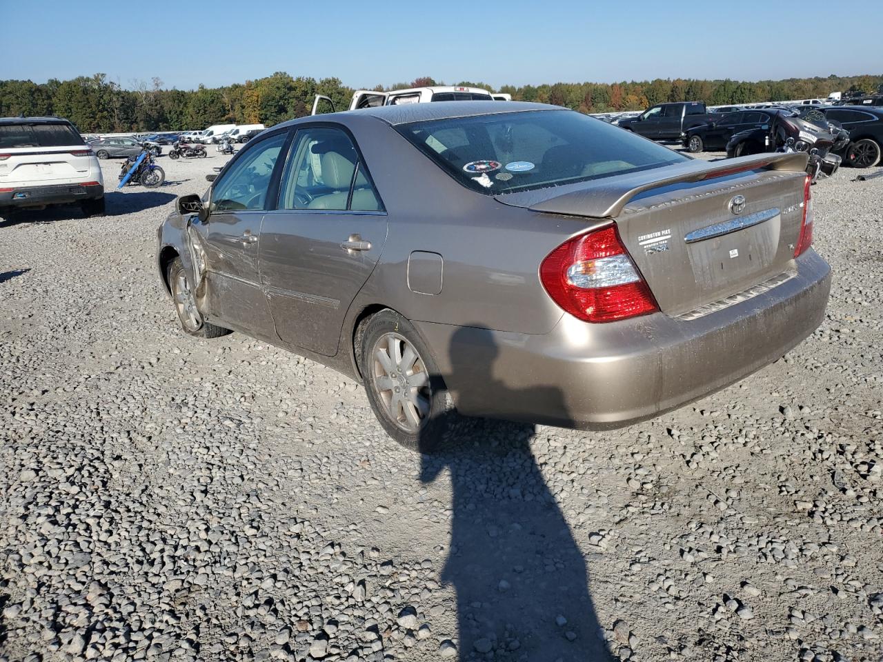 2002 Toyota Camry VIN 4T1BF30K02U539185 Copart auction photo, side damage thumbnail 3