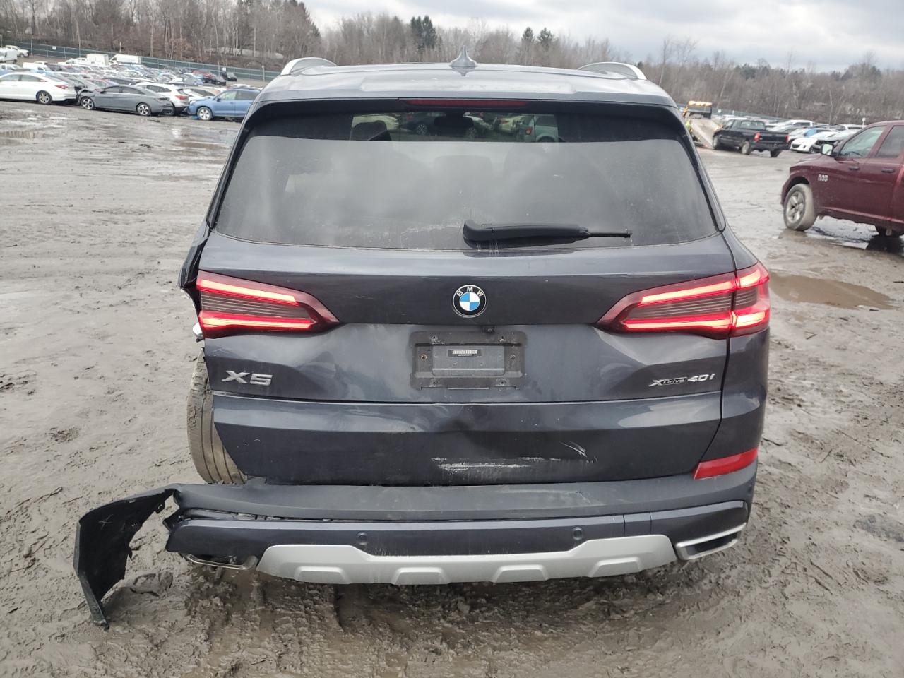 2021 BMW X5 VIN 5UXCR6C05M9F39122 Copart auction photo, rear end / undercarriage damage thumbnail 6