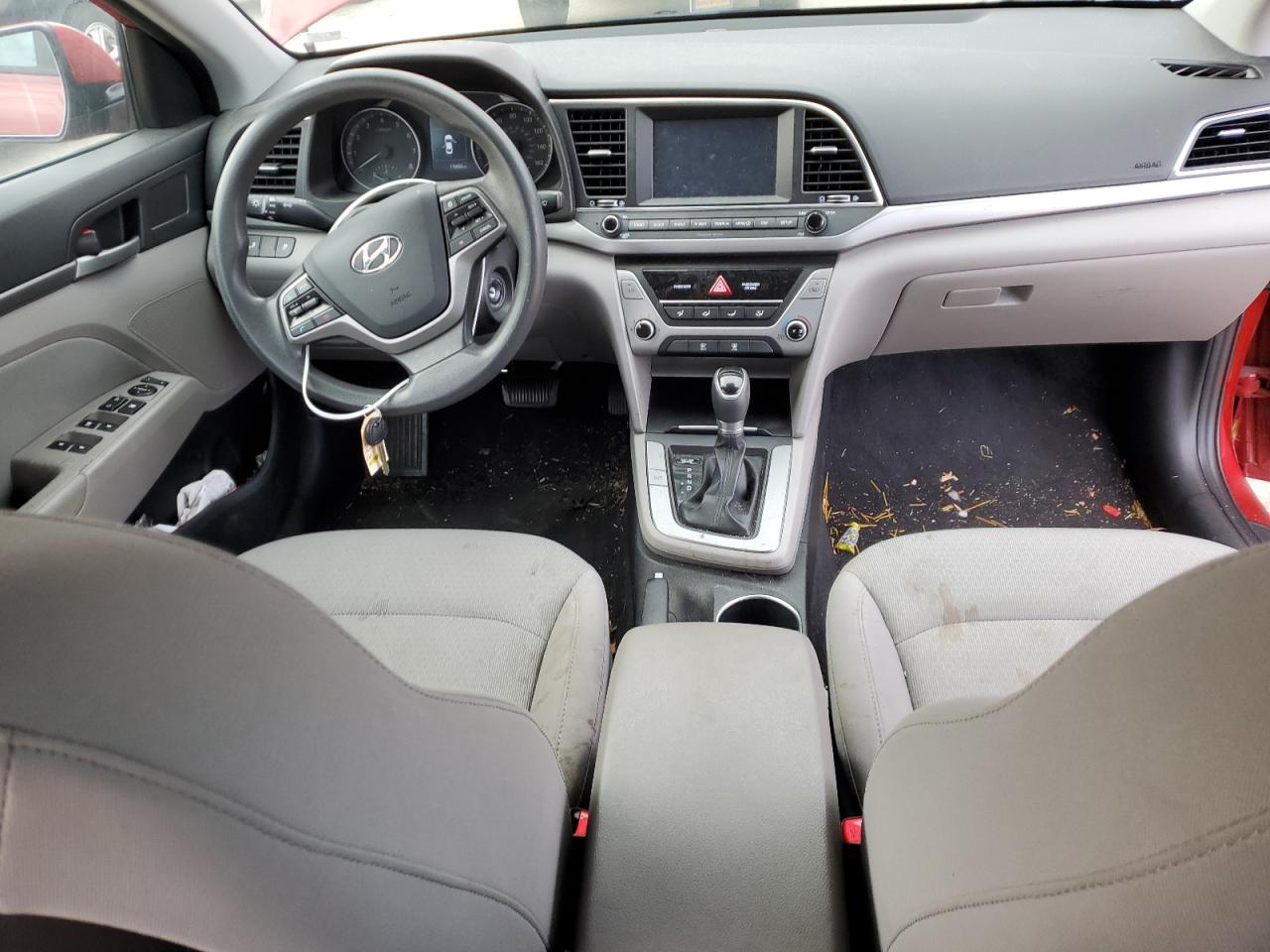 2018 Hyundai Elantra VIN 5NPD84LF5JH241865 Copart auction photo, burn damage thumbnail 8