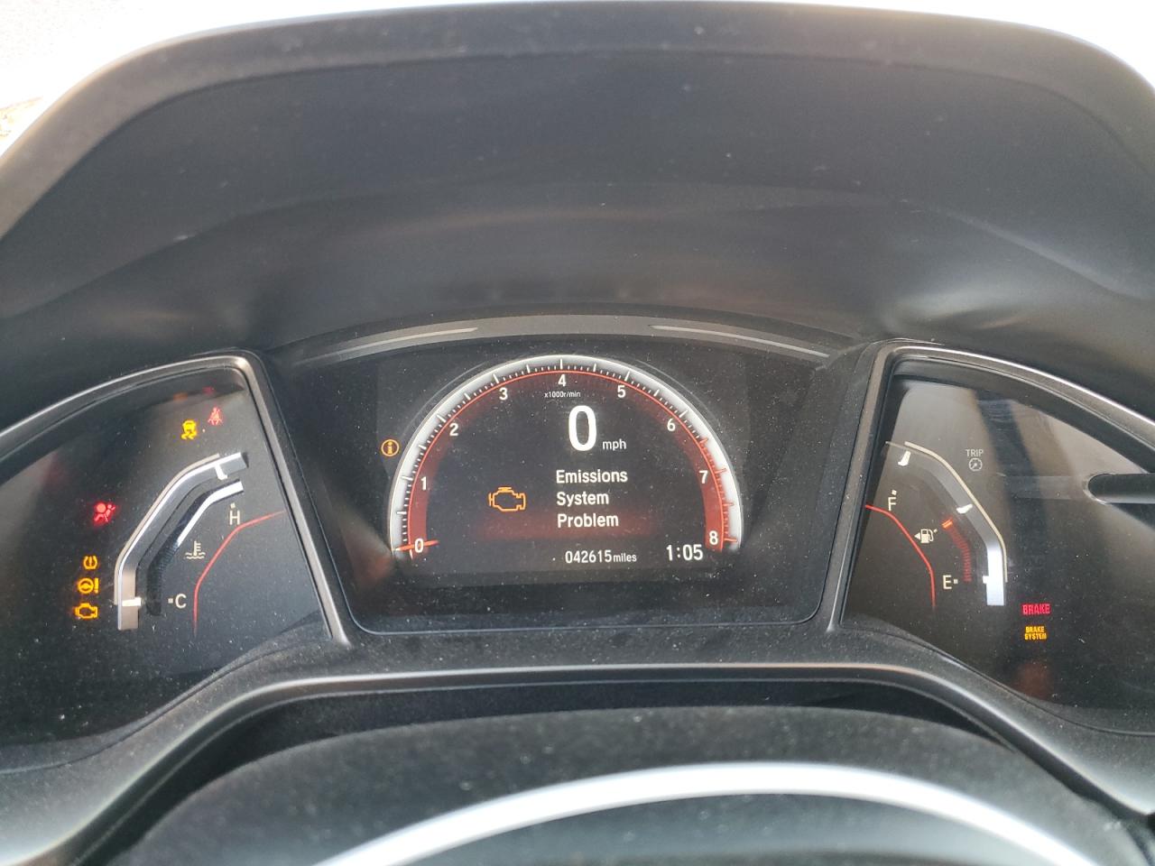 2019 Honda Civic VIN 2HGFC3A55KH752211 Copart auction photo, front end damage thumbnail 9
