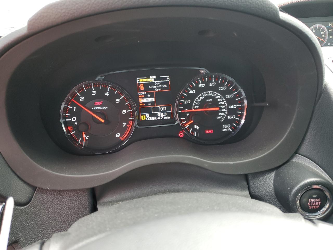 2019 Subaru WRX VIN JF1VA2S60K9807171 Copart auction photo, front end damage thumbnail 9