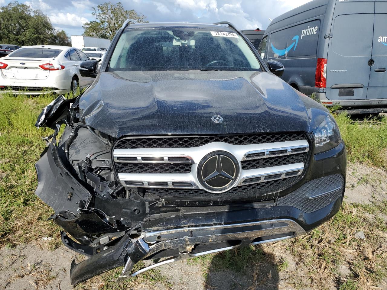 2020 Mercedes-Benz GLS-klasse VIN 4JGFF5KE1LA093331 Copart auction photo, front end damage thumbnail 5