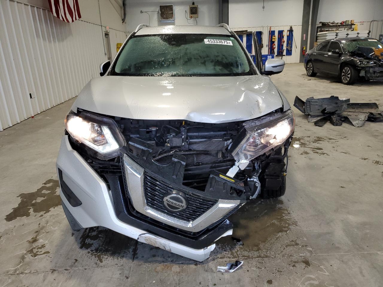 2019 Nissan Rogue VIN KNMAT2MT7KP510691 Copart auction photo, front end / side damage thumbnail 5