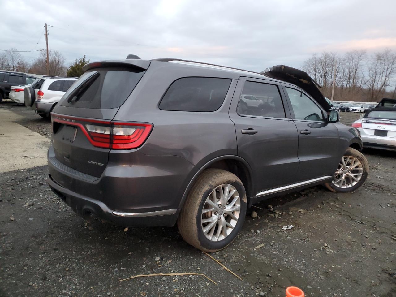 2016 Dodge Durango VIN 1C4RDJDG0GC398005 Copart auction photo, burn damage thumbnail 3