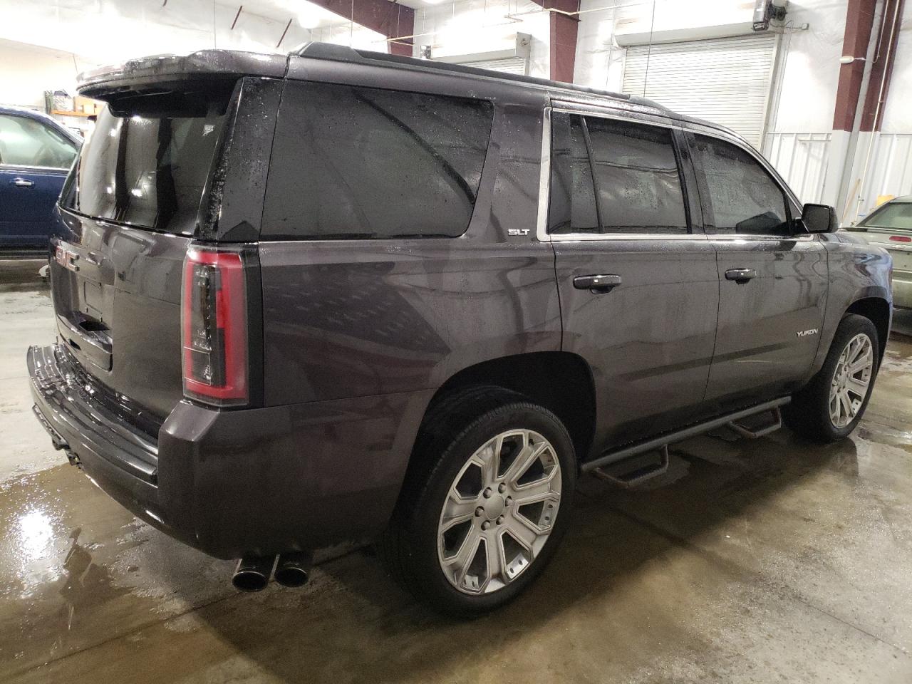 2015 GMC Yukon VIN 1GKS2BKC7FR132722 Copart auction photo, rear end / side damage thumbnail 3