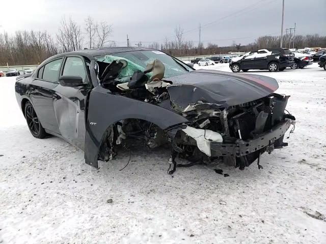 2018 Dodge Charger VIN 2C3CDXJG2JH235555 Copart auction photo, front end / side damage thumbnail 14