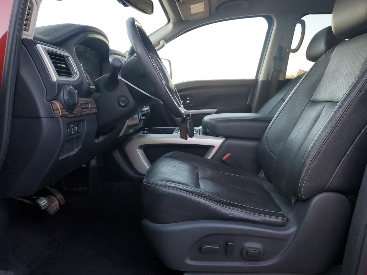 2017 Nissan Titan VIN 1N6AA1E55HN576013 Copart auction photo, front end damage thumbnail 7