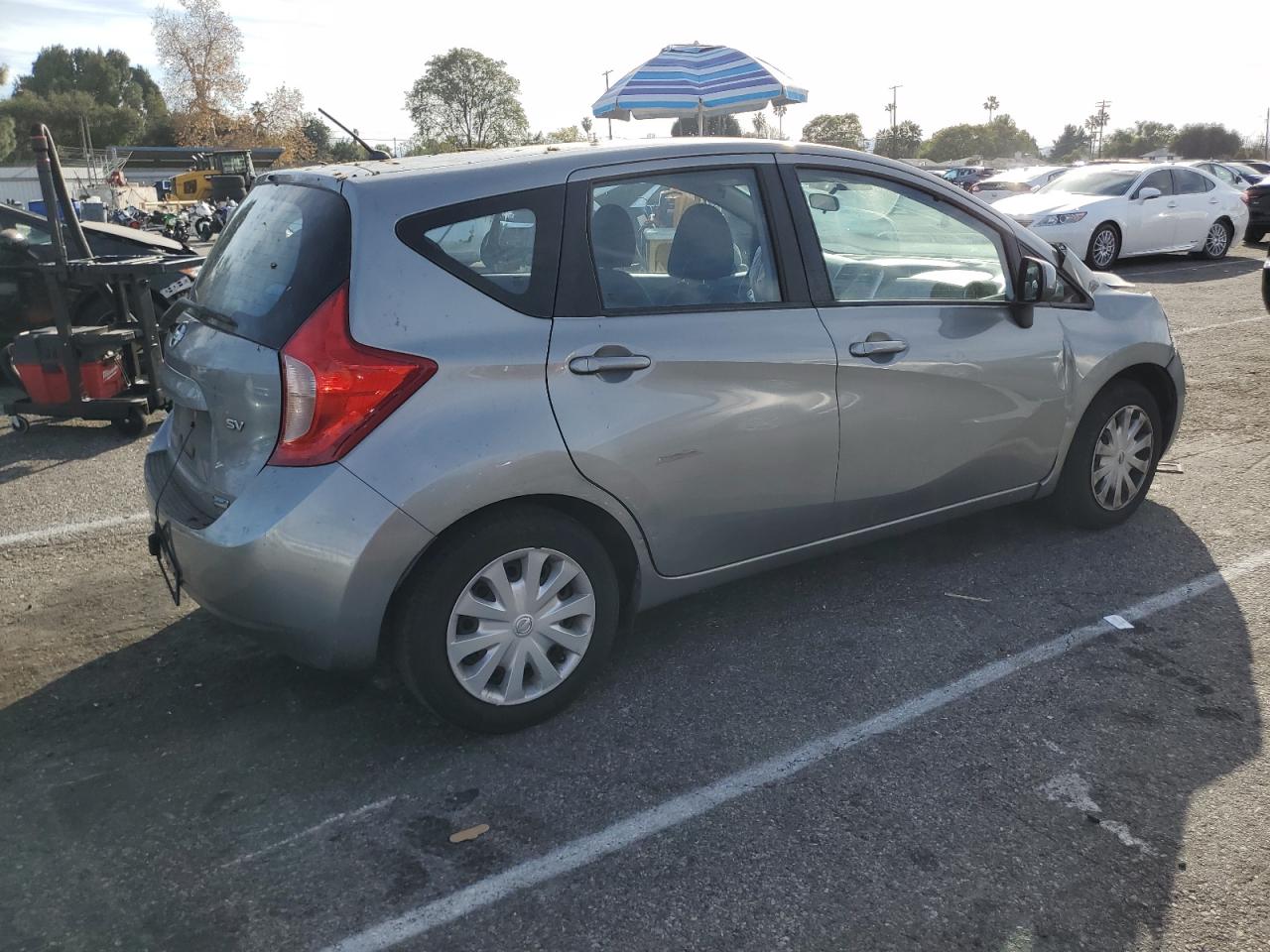 2014 Nissan Versa VIN 3N1CE2CP4EL406380 Copart auction photo, all over damage thumbnail 3