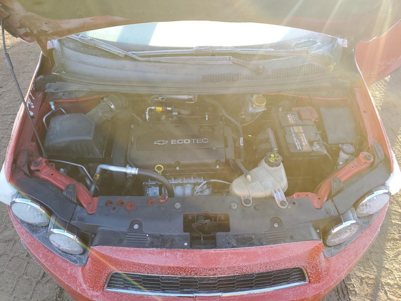 2012 Chevrolet Sonic VIN 1G1JB5SH9C4115300 Copart auction photo, rear end damage thumbnail 11