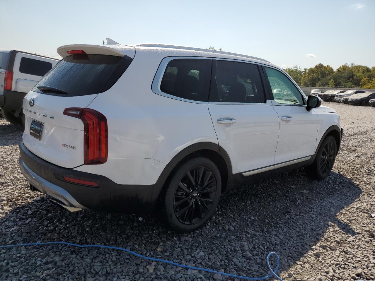 2021 KIA Telluride VIN 5XYP54HC7MG142934 Copart auction photo, front end damage thumbnail 3