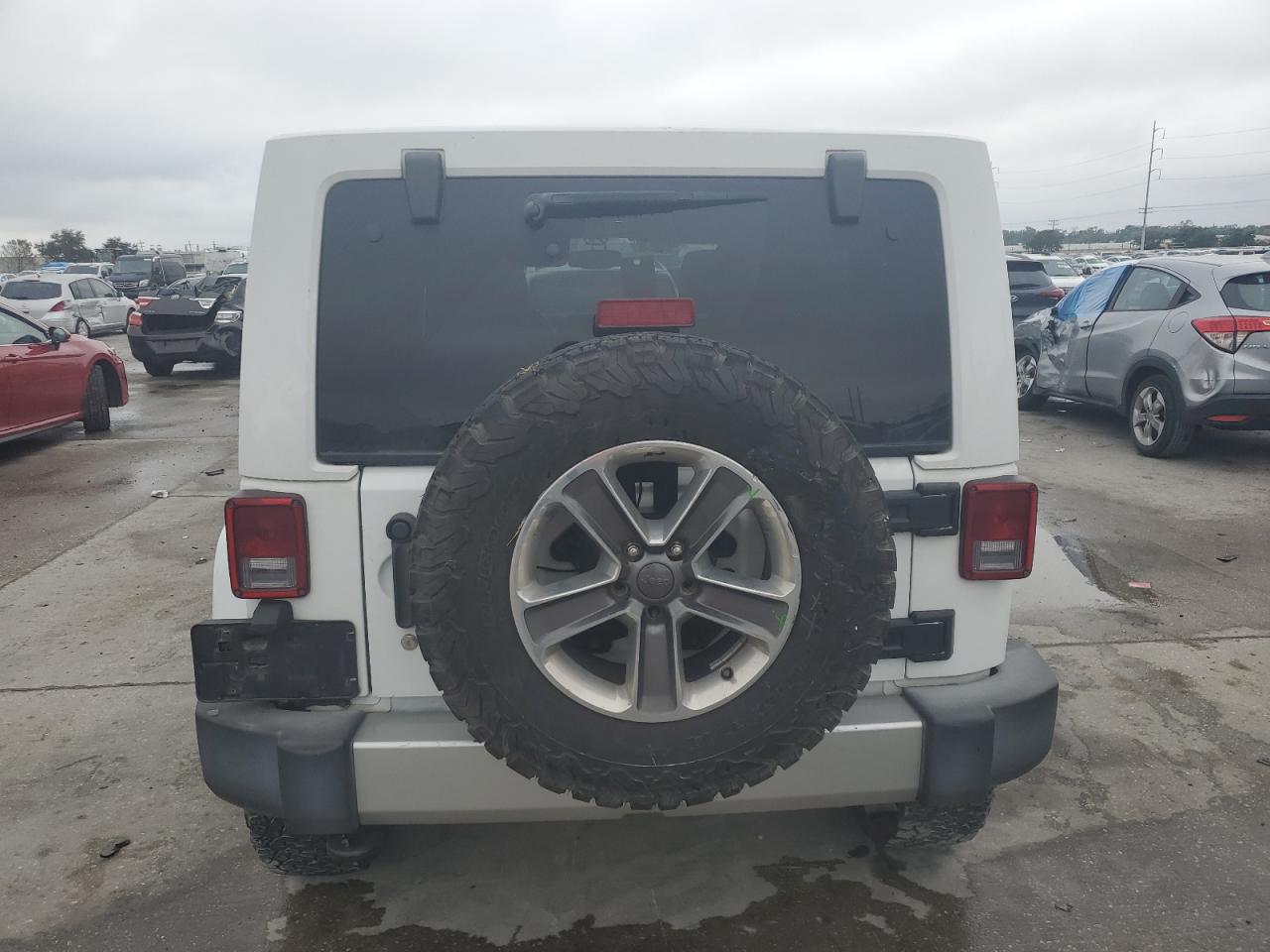 2016 Jeep Wrangler VIN 1C4BJWEG3GL298308 Copart auction photo, all over damage thumbnail 6
