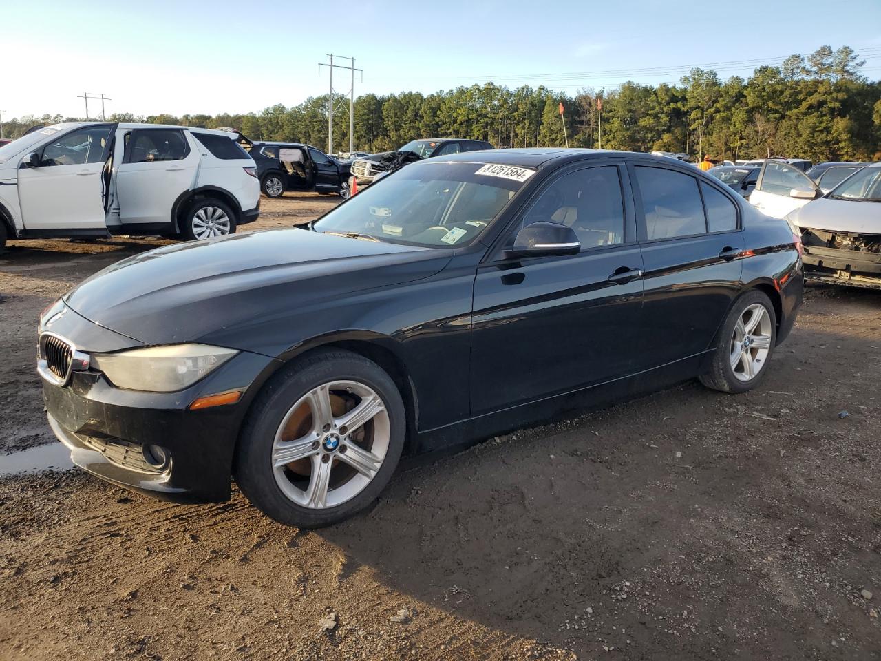 2014 BMW 3er VIN WBA3B1G59ENT01310 Copart auction photo, water/flood damage thumbnail 2