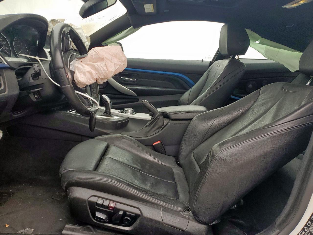 2015 BMW 4er VIN WBA3R5C56FK371424 Copart auction photo, front end / side damage thumbnail 7