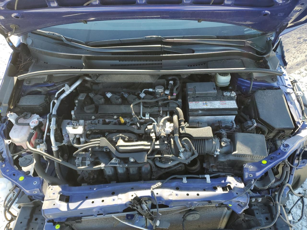 2021 Toyota Corolla VIN JTDS4MCEXMJ065742 Copart auction photo, front end / side damage thumbnail 11