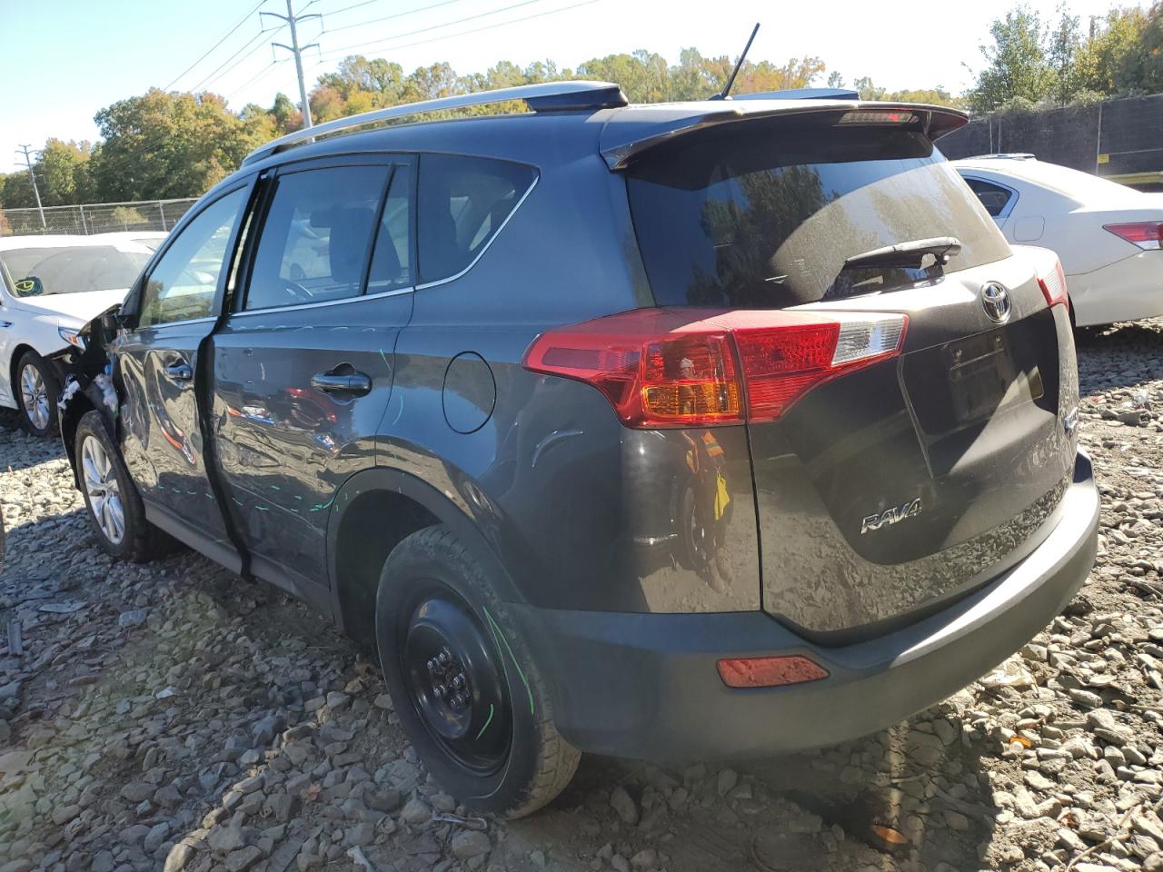 2013 Toyota RAV 4 VIN JTMDFREV3D5021412 Copart auction photo, side / front end damage thumbnail 2