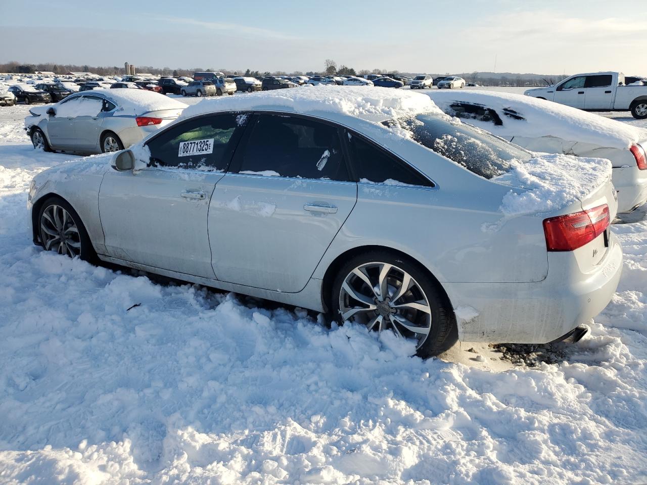2015 Audi A6 VIN WAUGFAFC0FN027499 Copart auction photo, front end damage thumbnail 2