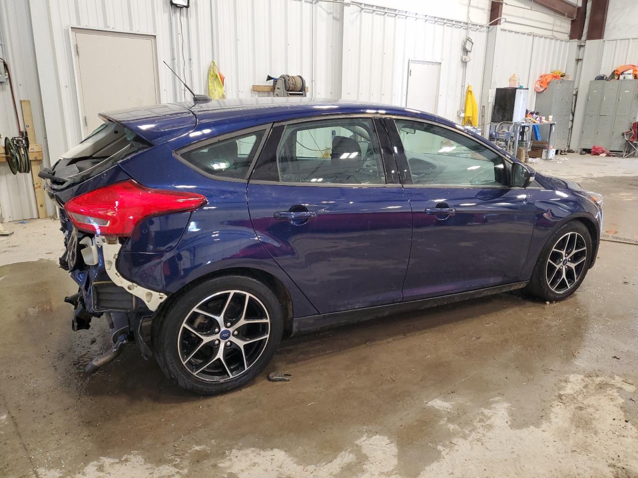 2017 Ford Focus VIN 1FADP3M24HL327818 Copart auction photo, rear end damage thumbnail 3