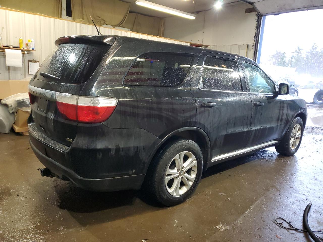 2013 Dodge Durango VIN 1C4RDJAG0DC671668 Copart auction photo, side / front end damage thumbnail 3