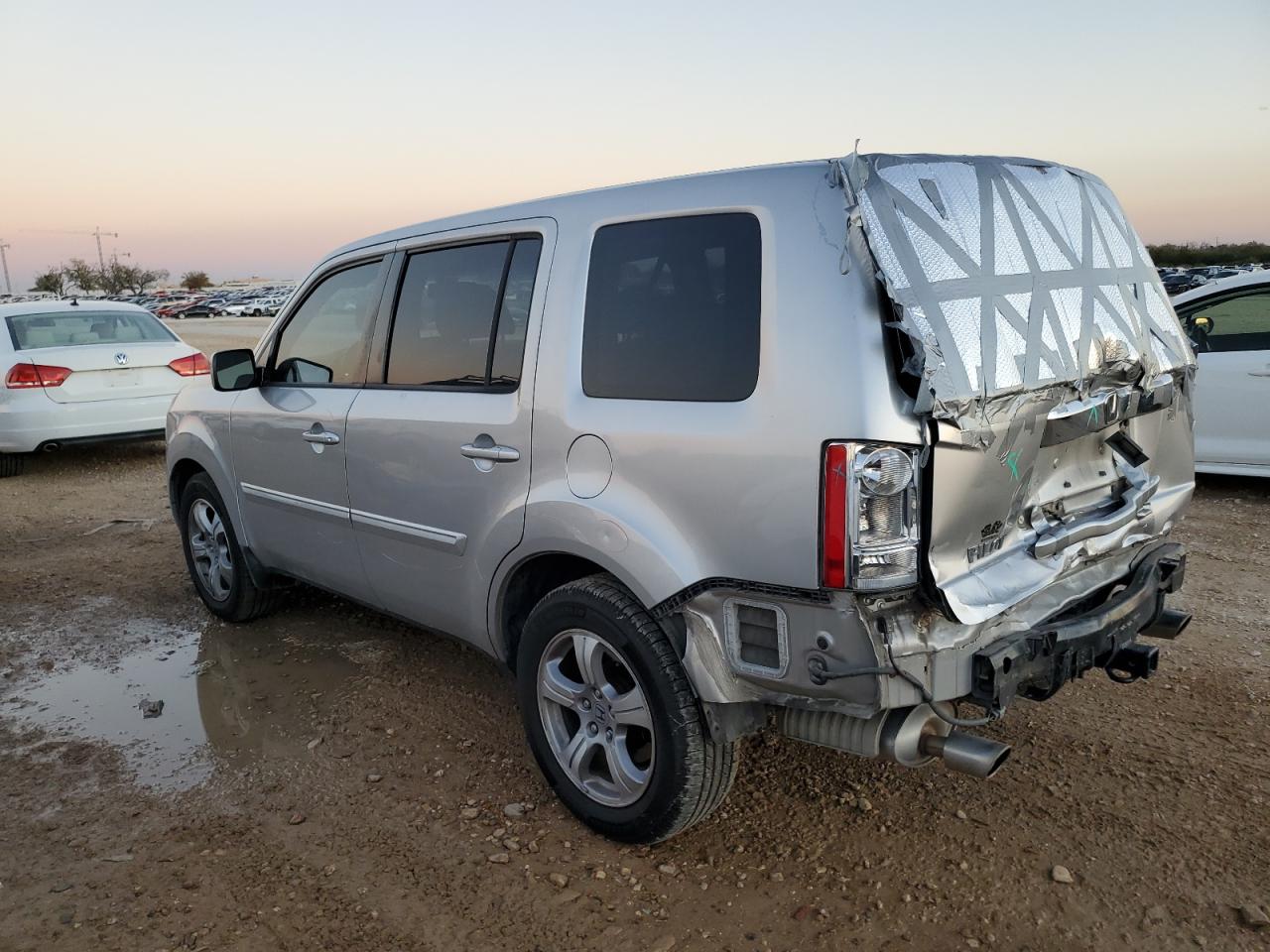 2014 Honda Pilot VIN 5FNYF3H74EB016389 Copart auction photo, rear end damage thumbnail 2