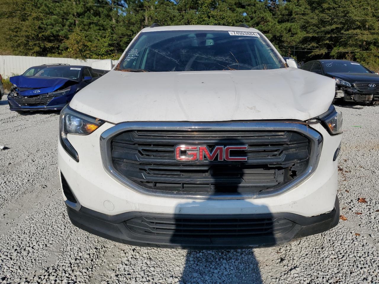 2019 GMC Terrain VIN 3GKALMEV1KL123971 Copart auction photo, front end / minor dent/scratches damage thumbnail 5