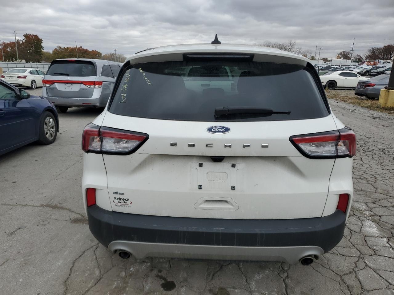 2022 Ford Escape VIN 1FMCU0G64NUA54294 Copart auction photo, front end / side damage thumbnail 6