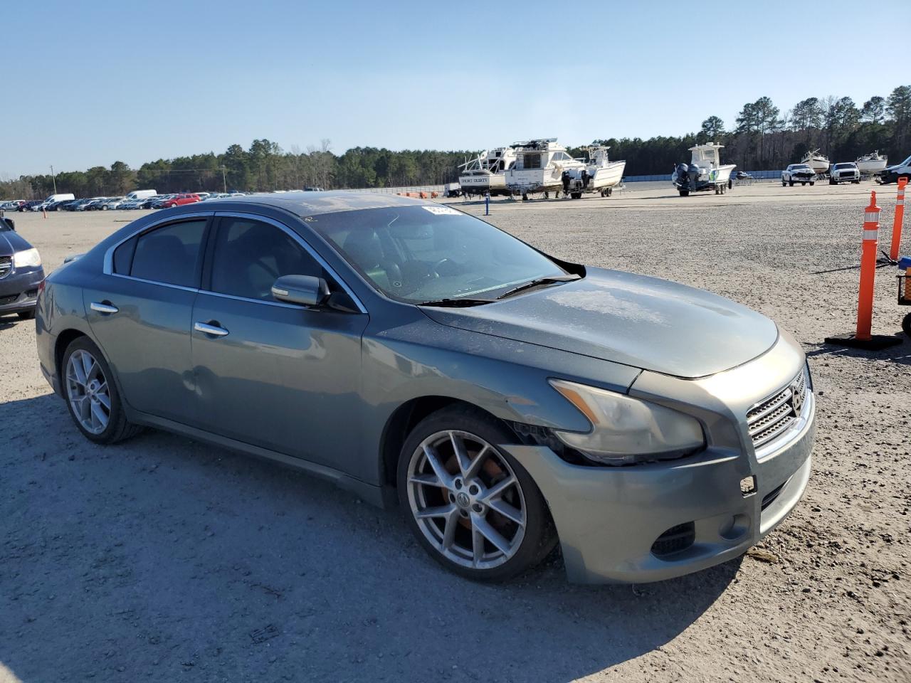 2009 Nissan Maxima VIN 1N4AA51EX9C843049 Copart auction photo, front end / mechanical damage thumbnail 4