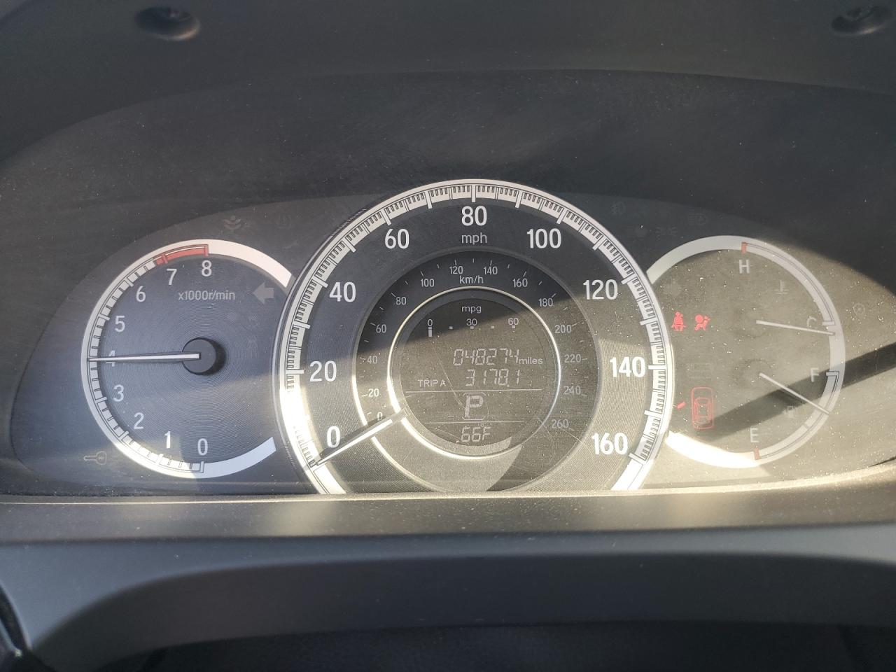 2016 Honda Accord VIN 1HGCR2F32GA203803 Copart auction photo, front end / rear end damage thumbnail 9