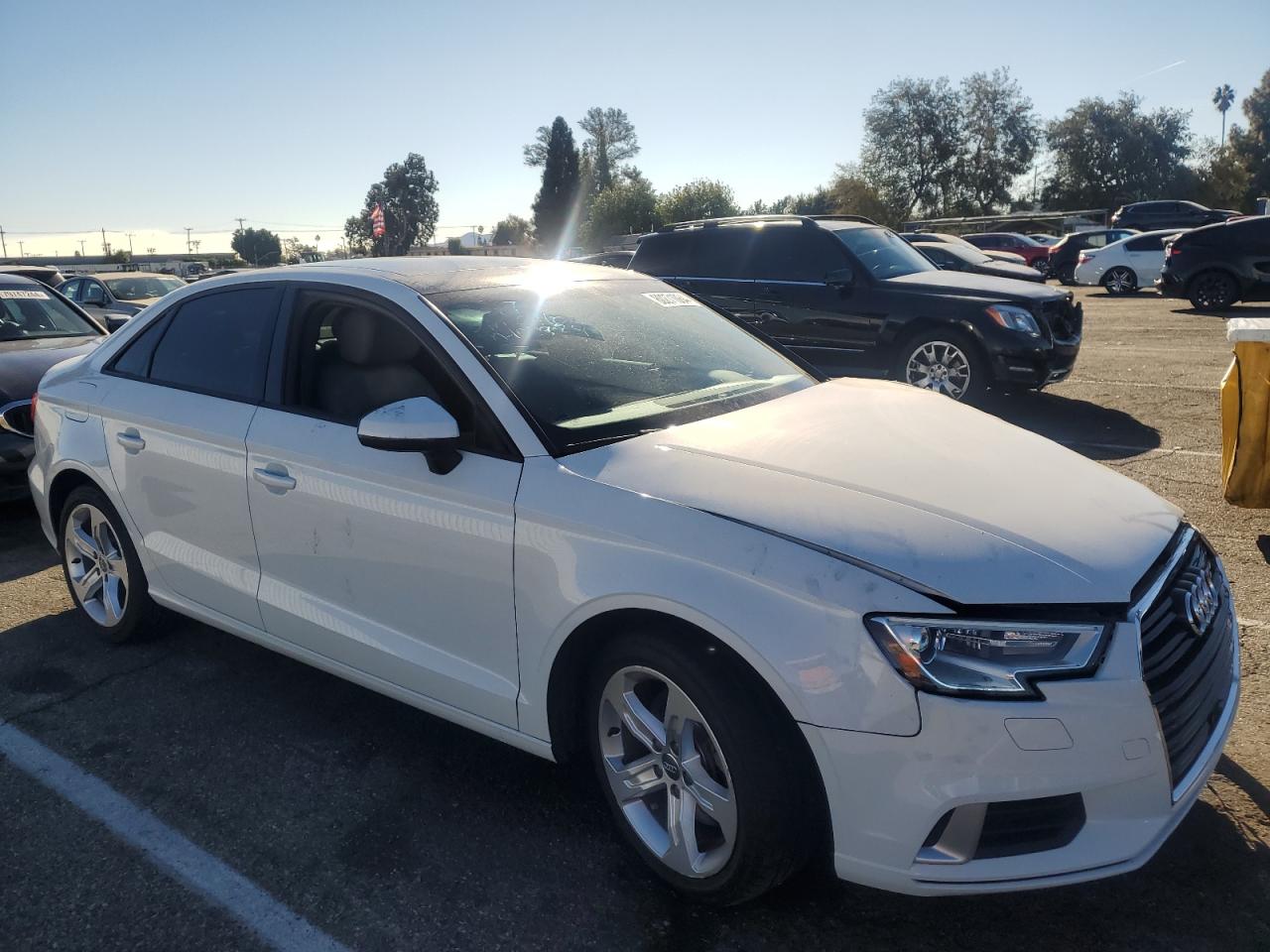 2017 Audi A3 VIN WAUAUGFF8H1040410 Copart auction photo, front end damage thumbnail 4