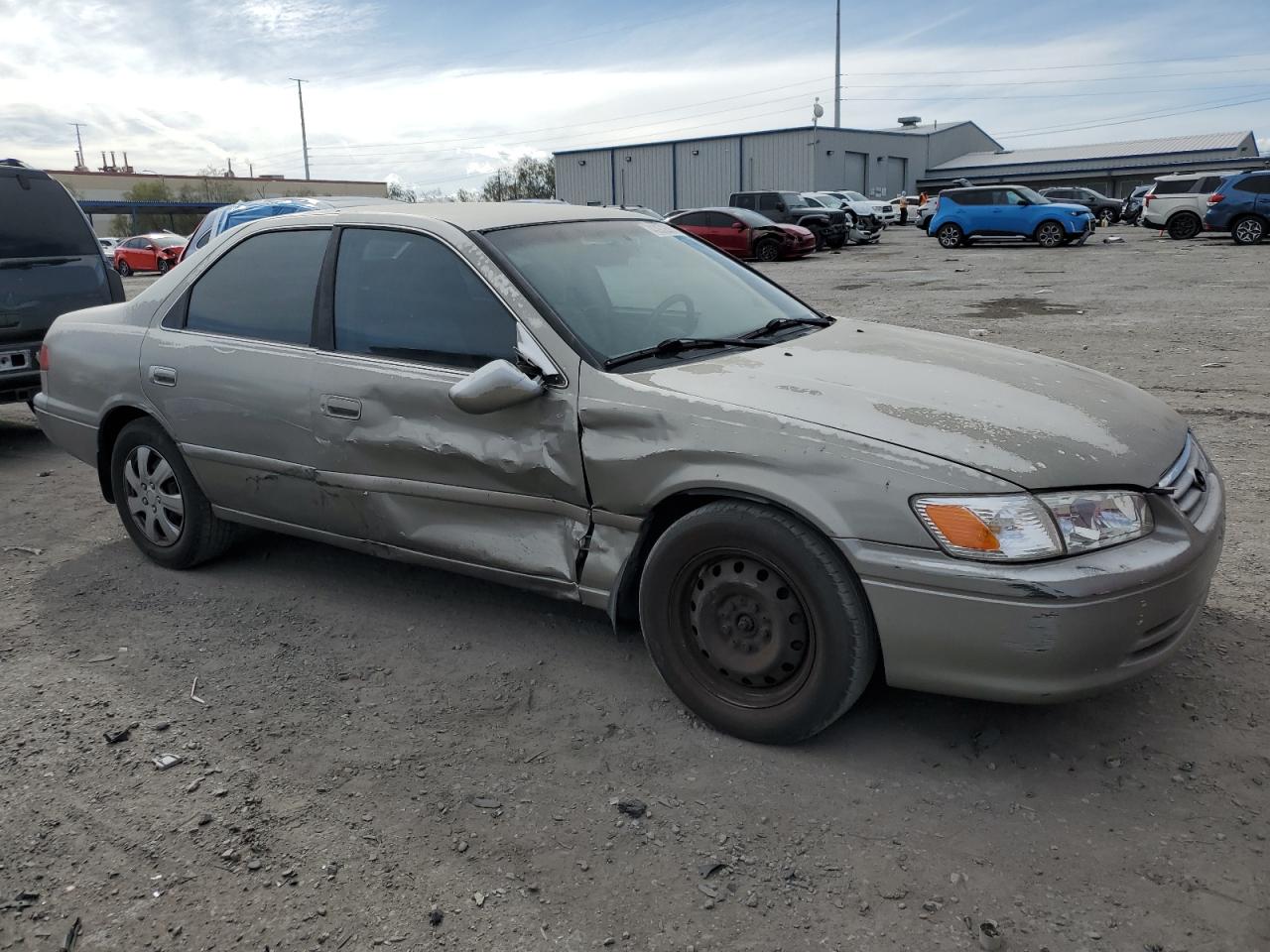 2001 Toyota Camry VIN JT2BG22K910554596 Copart auction photo, side / front end damage thumbnail 4