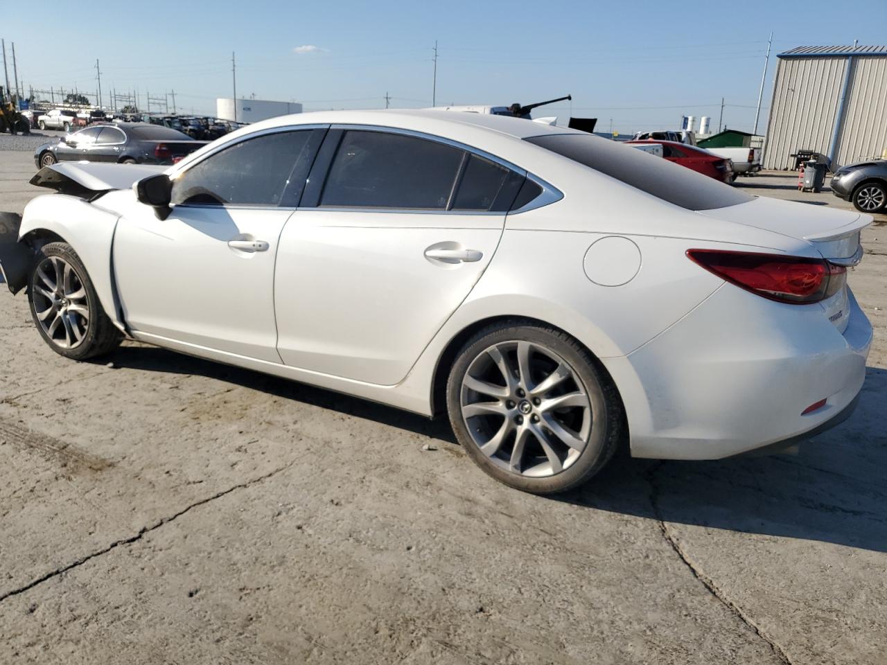 2014 Mazda 6 VIN JM1GJ1W53E1112216 Copart auction photo, front end / side damage thumbnail 2