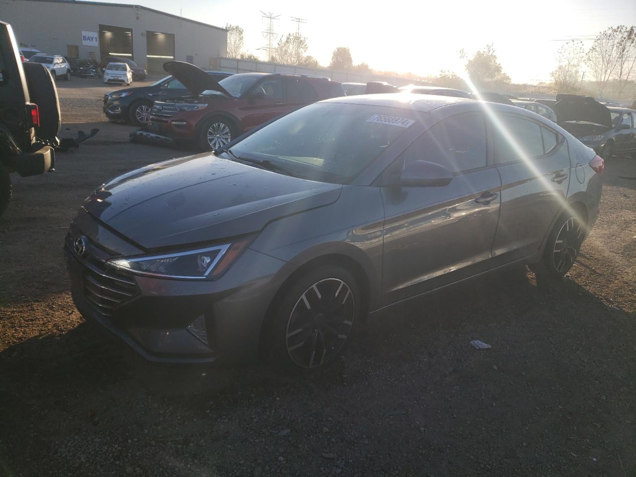2019 Hyundai Elantra VIN 5NPD84LF8KH427515