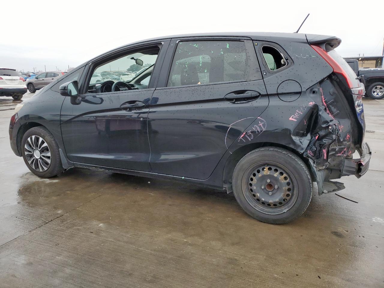 2016 Honda Fit VIN JHMGK5H56GS005982 Copart auction photo, rear end damage thumbnail 2