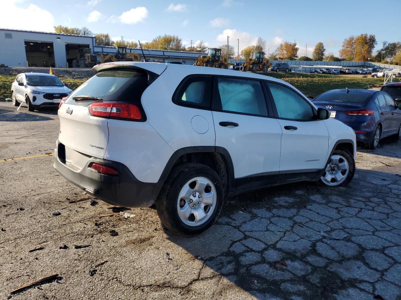 2015 Jeep Grand Cherokee VIN 1C4PJLAB0FW548387 Copart auction photo, all over damage thumbnail 3