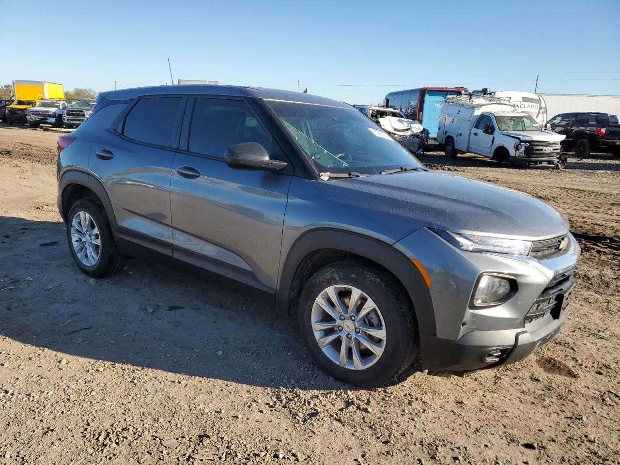 2021 Chevrolet TrailBlazer VIN KL79MMS2XMB161593 Copart auction photo, front end / minor dent/scratches damage thumbnail 4