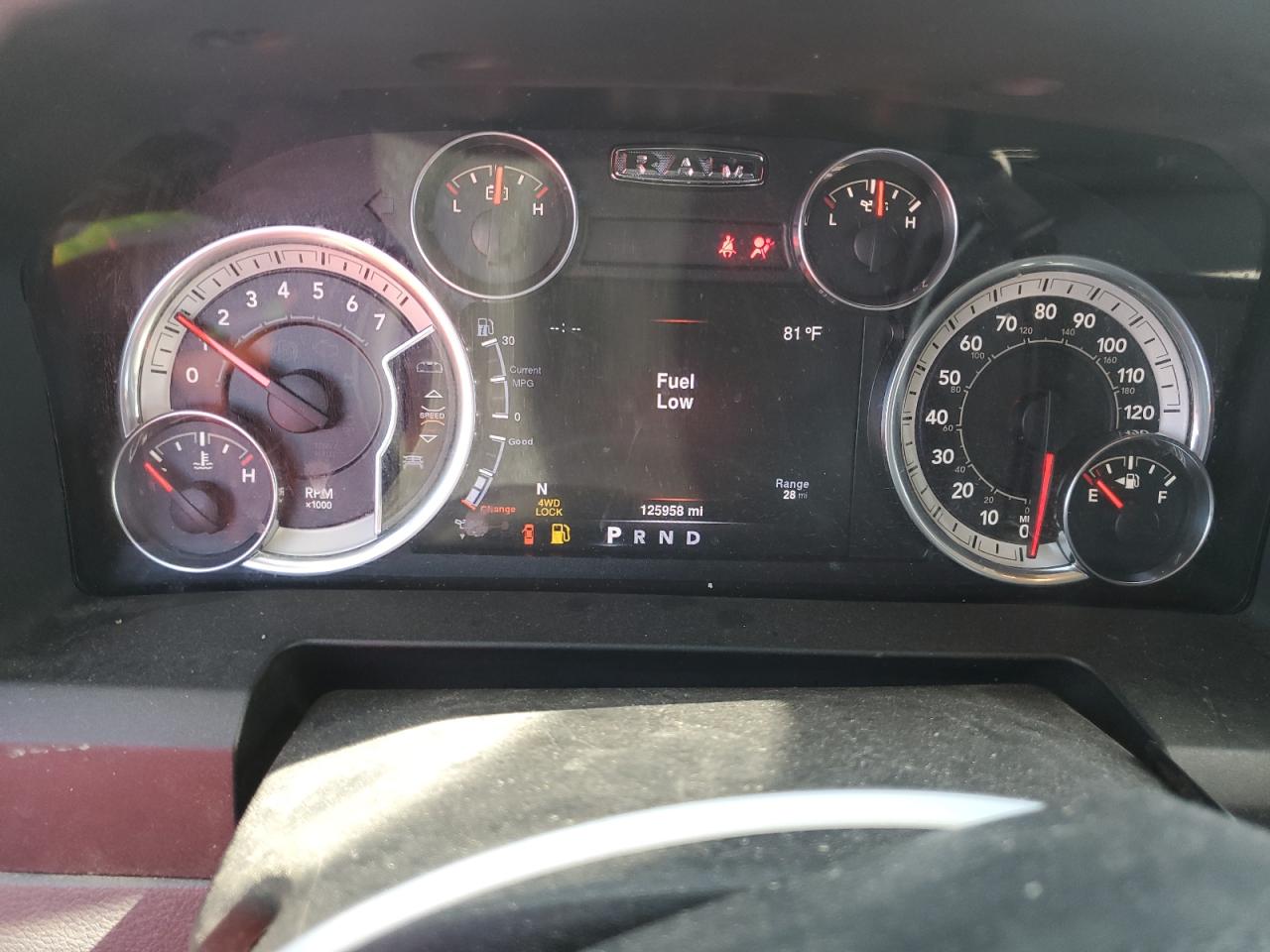2016 RAM 2500 VIN 3C6TR5EJ7GG173836 Copart auction photo, rollover damage thumbnail 9