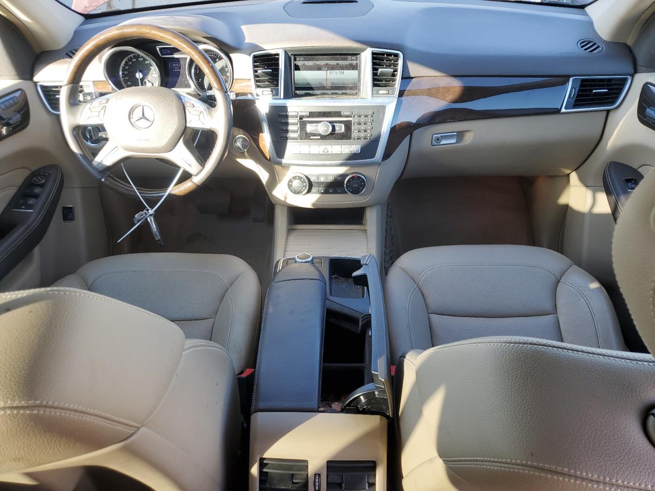 2015 Mercedes-Benz M-klasse VIN 4JGDA5JB5FA513447 Copart auction photo, front end damage thumbnail 8