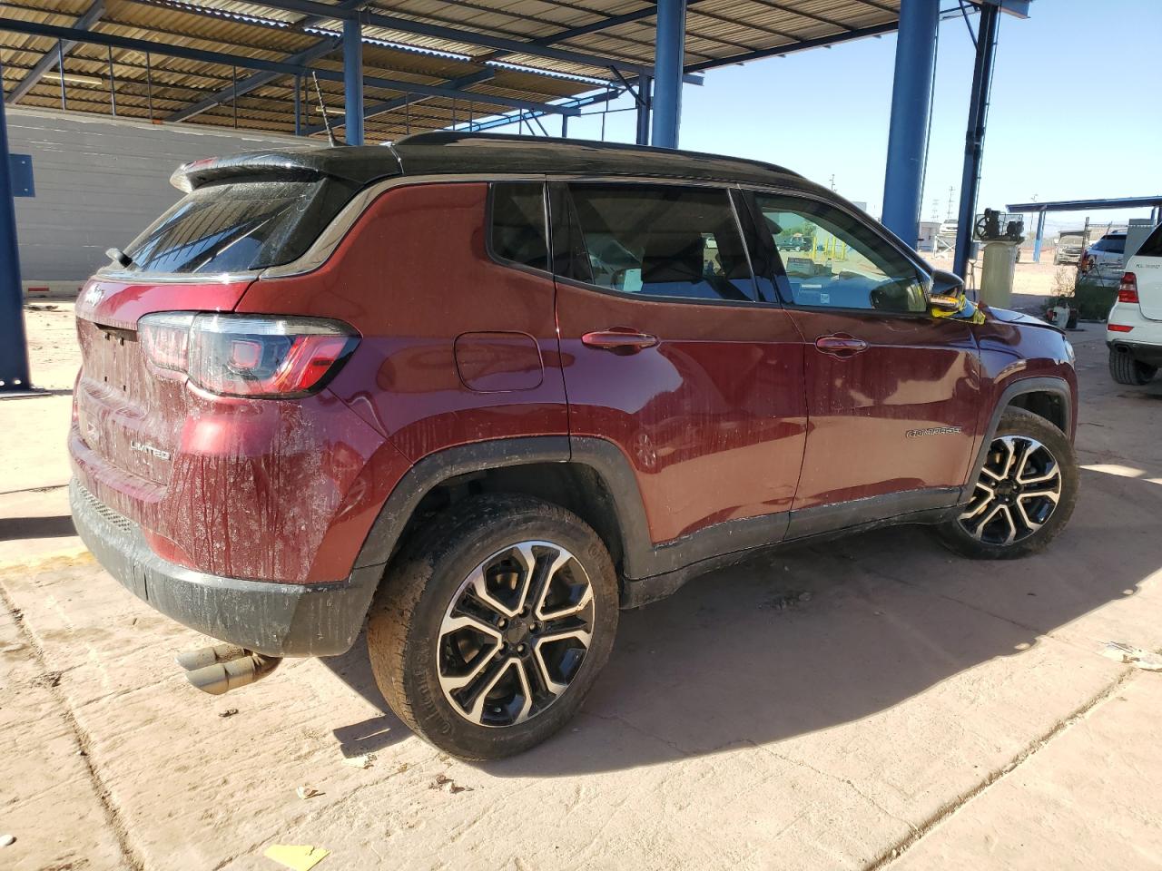 2022 Jeep Compass VIN 3C4NJDCB6NT165729 Copart auction photo, front end damage thumbnail 3