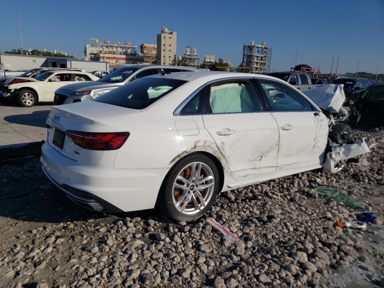 2023 Audi A4 VIN WAUEAAF49PN005114 Copart auction photo, front end damage thumbnail 3