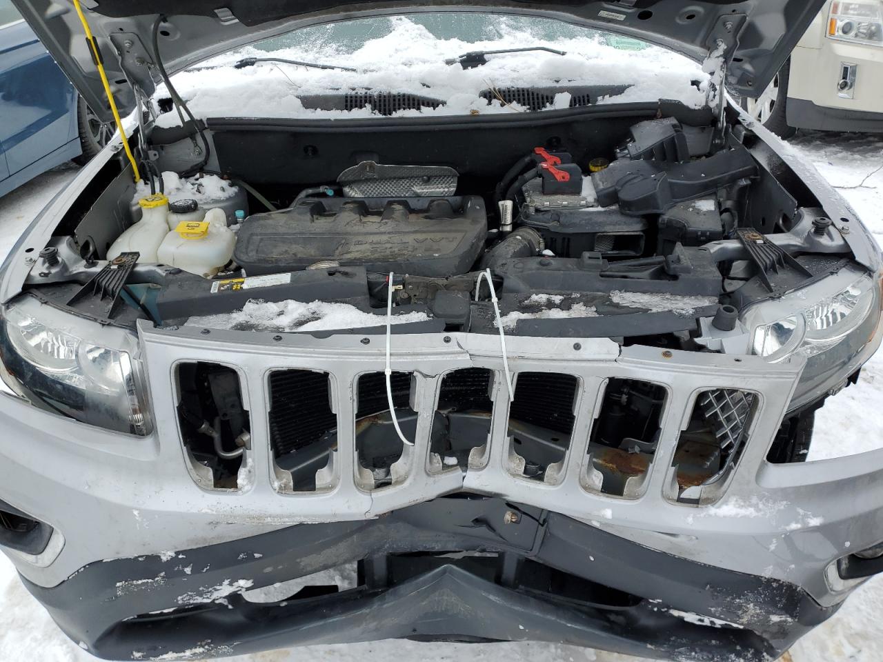 2016 Jeep Compass VIN 1C4NJDEB4GD767891 Copart auction photo, front end damage thumbnail 12