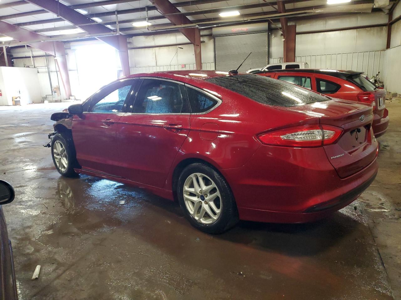 2013 Ford Fusion VIN 3FA6P0HR5DR369974 Copart auction photo, front end / side damage thumbnail 2